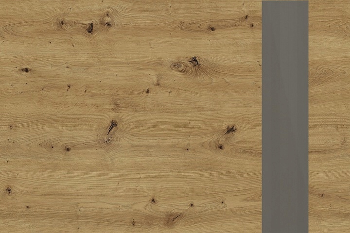 WITRYNA WYSOKA 60 ART REGAŁ ZE SZKŁAEM Kolor mebla biały