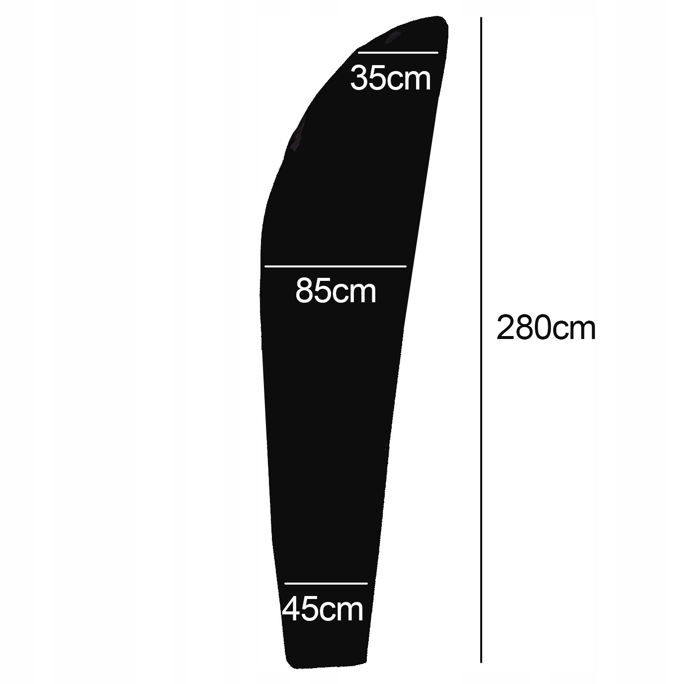 Pokrowiec na Parasol Ogrodowy Plażowy Osłona Ochronna Futerał z Zamkiem Kod producenta 52561214