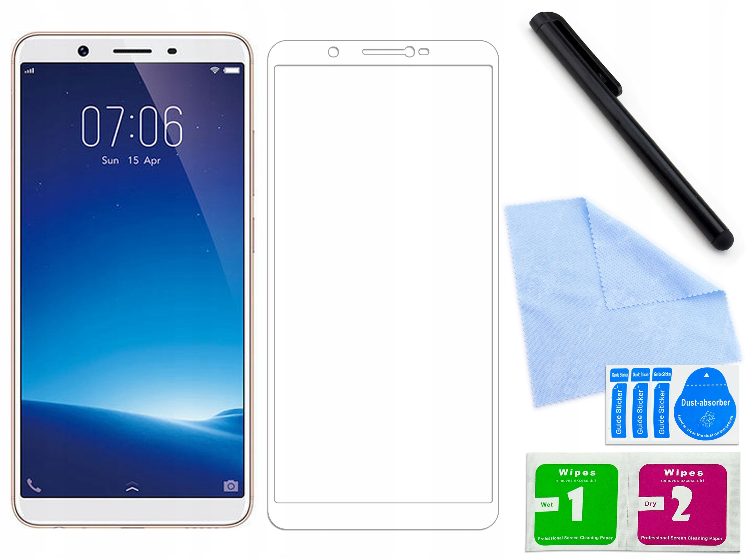

Szkło ochronne 3D do Vivo Y71 Biały