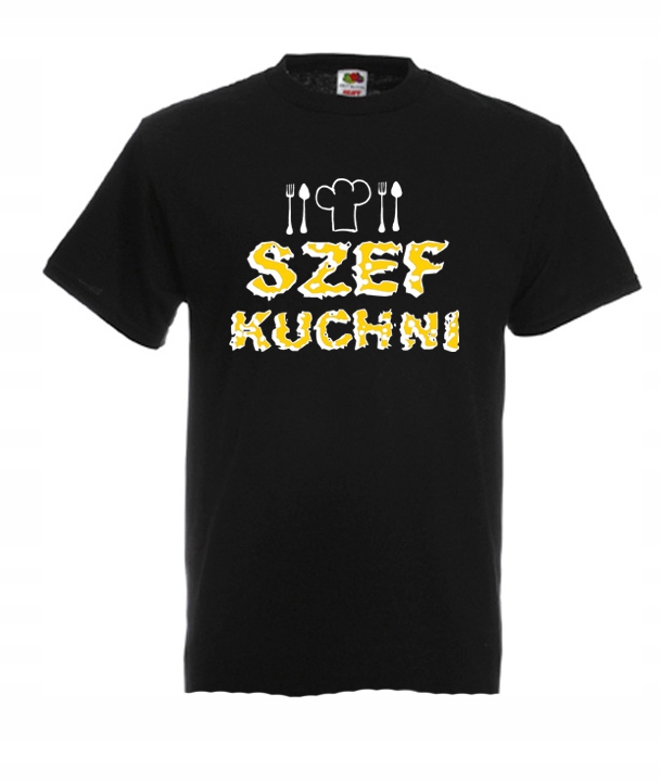 

XL Koszulka Męska Kucharz Szef Kuchni Gotowanie