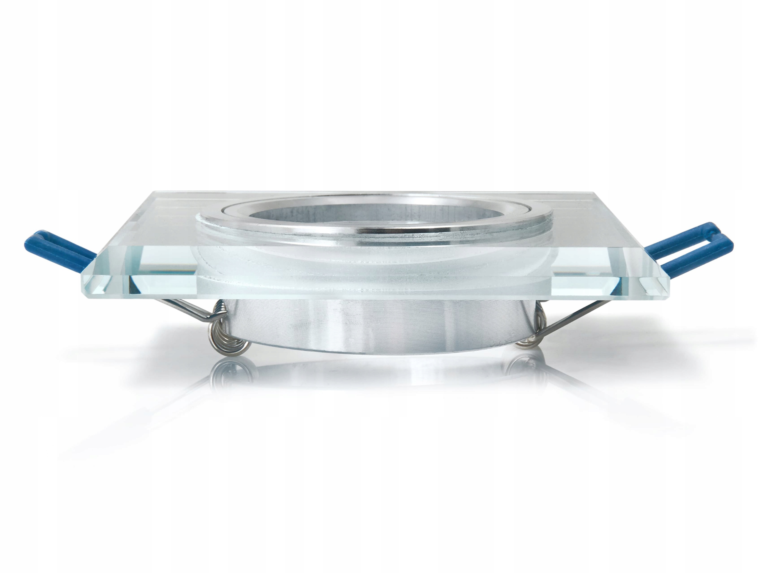 OPRAWA HALOGENOWA LED KWADRATOWA STAŁA SZKLANA Kod producenta OS_VX_KSS_SREBRNY