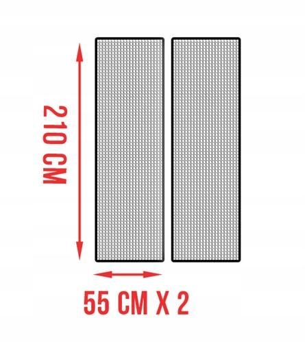MOSKITIERA NA DRZWI MOSKITIERY NA MAGNES BALKON Kod producenta inny