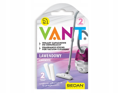 2 X WKŁAD ZAPACHOWY DO ODKURZACZY SZTYFT LAWENDOWY