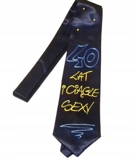 

Krawat z dedykacją śmieszny 40 Urodziny