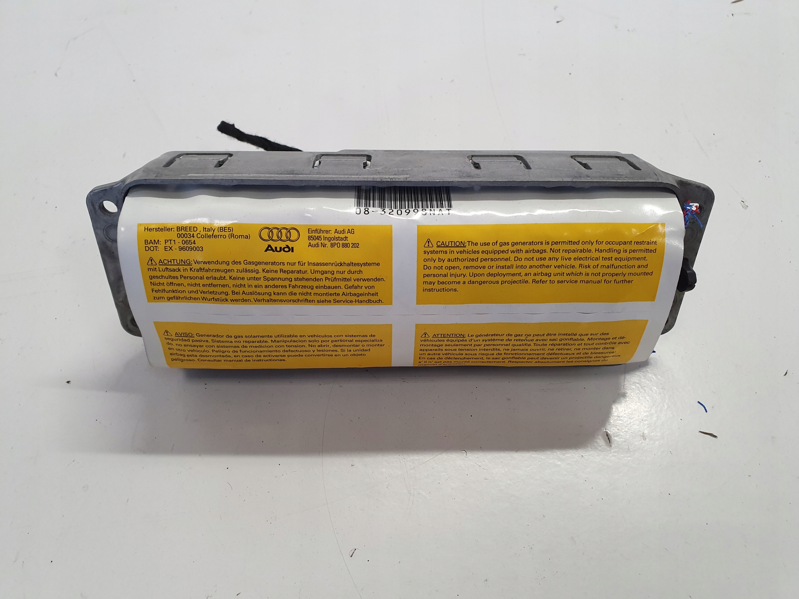 AUDI A3 8P PODUSZKA AIRBAG PASAŻERA 8P0880202