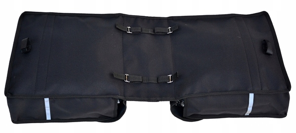 SAKWA NA BAGAŻNIK ROWEROWY, TORBA ROWEROWA 2x15L Pojemność 15 l