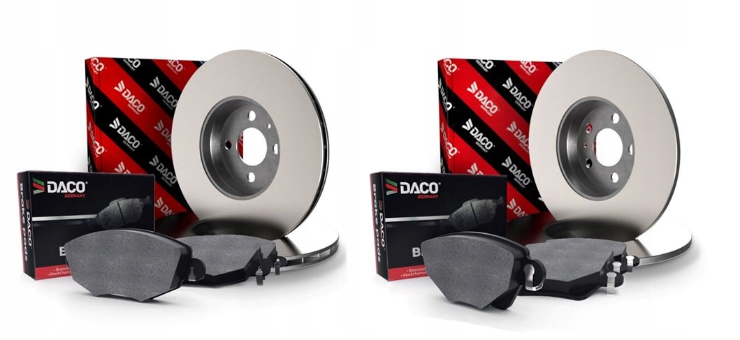 

Tarcze+klocki Przód Tył Daco Ford Mondeo III