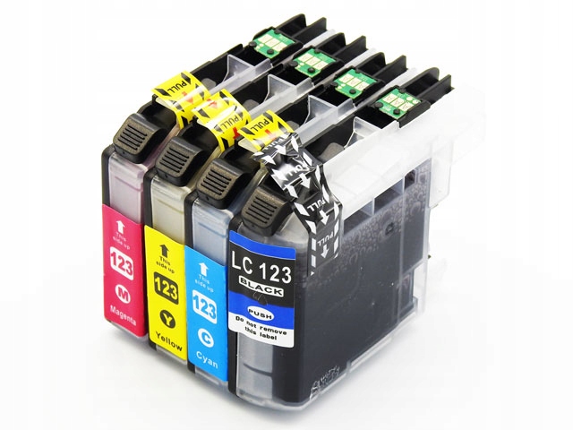 

4x Tusz do drukarki Brother Dcp J132W zestaw Cmyk