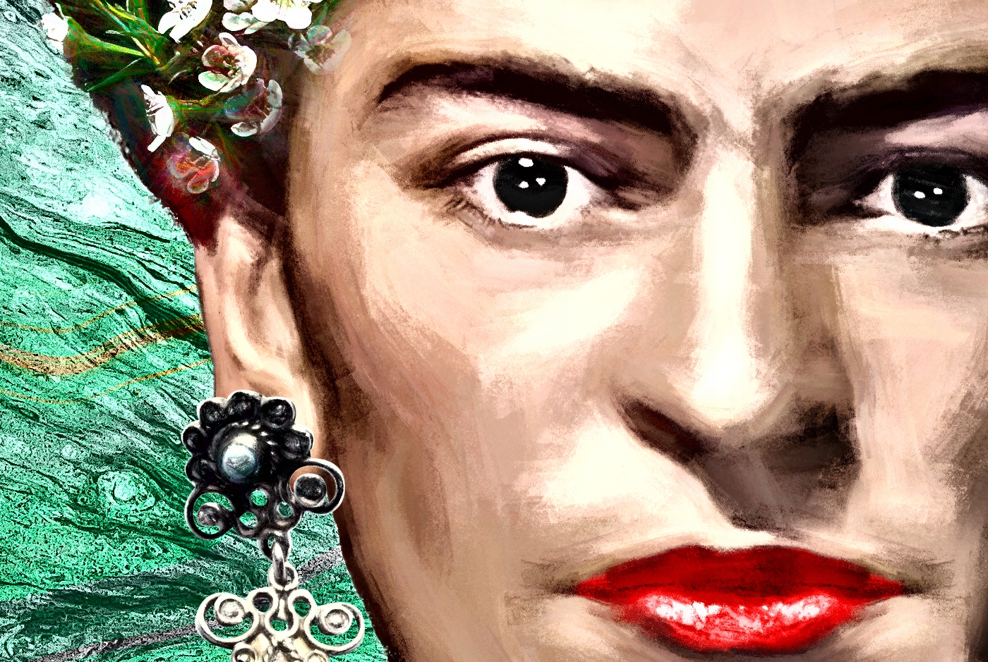 Frida Kahlo Elegancki Unikatowy Poster Plakat A3 Szerokość produktu 29.7 cm