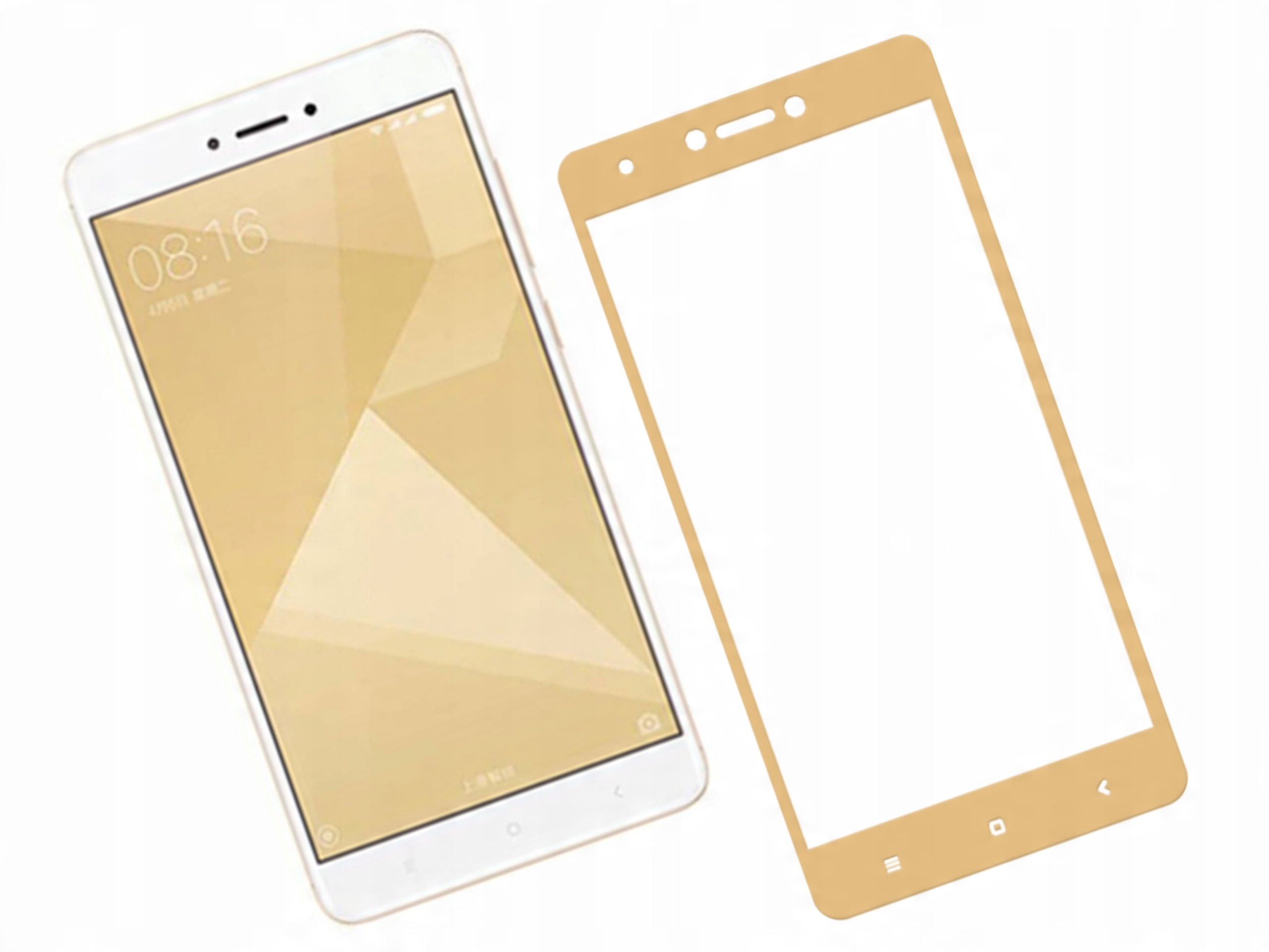 

Szkło hartowane 3D 9H Xiaomi Redmi Note 4X Złote