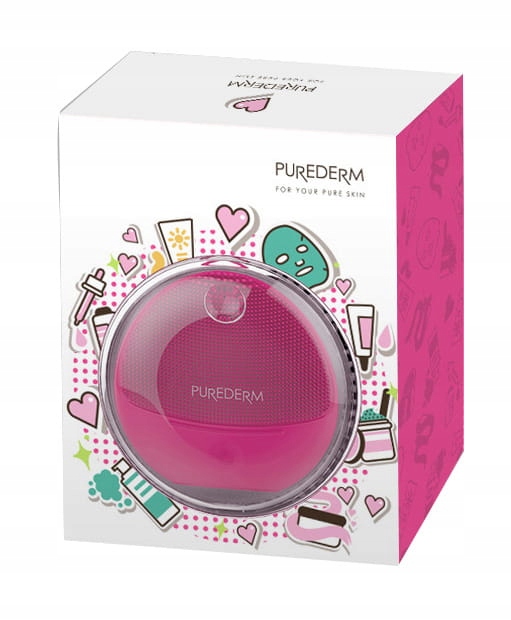 

Purederm silikonowa szczoteczka soniczna Różowa