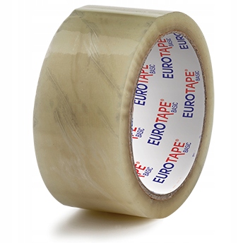 TAŚMA PAKOWA KLEJĄCA BEZBARWNA CICHA SILENT UNIWERSALNA MOCNA + NAKLEJKA