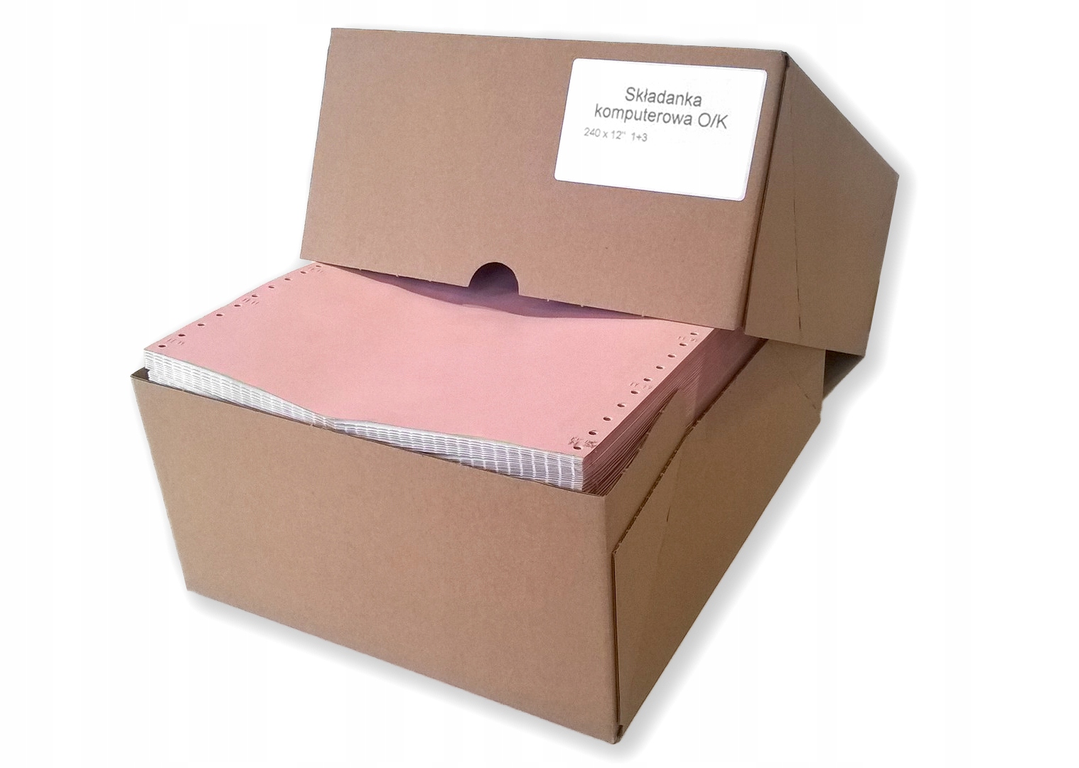 Papier komputerowy składanka 240x12” 1+4 b/n (x5) Producent Lester Paper