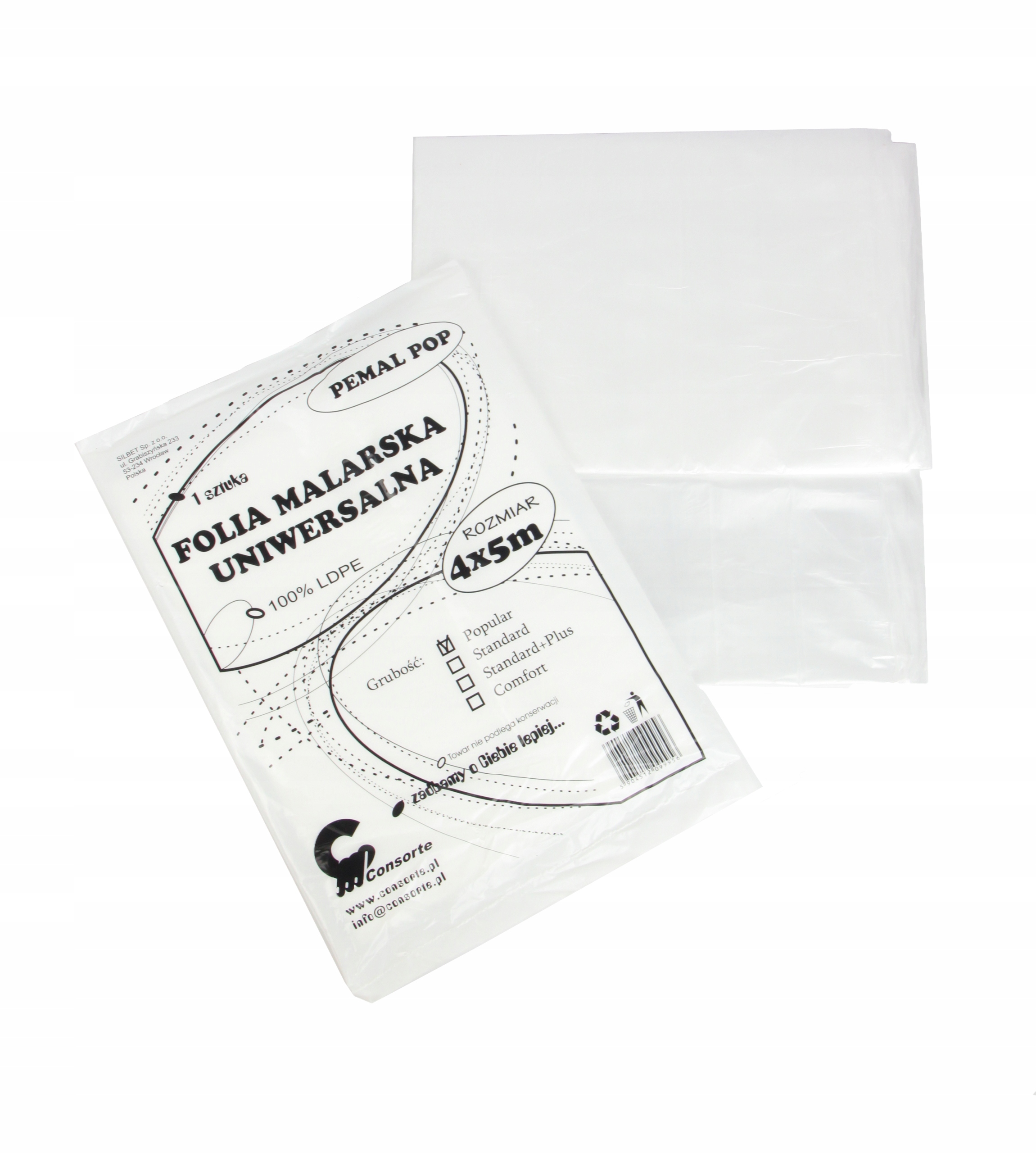 

Folia Ochronna 5x4 m Malarska Ldpe x 100 sztuk !