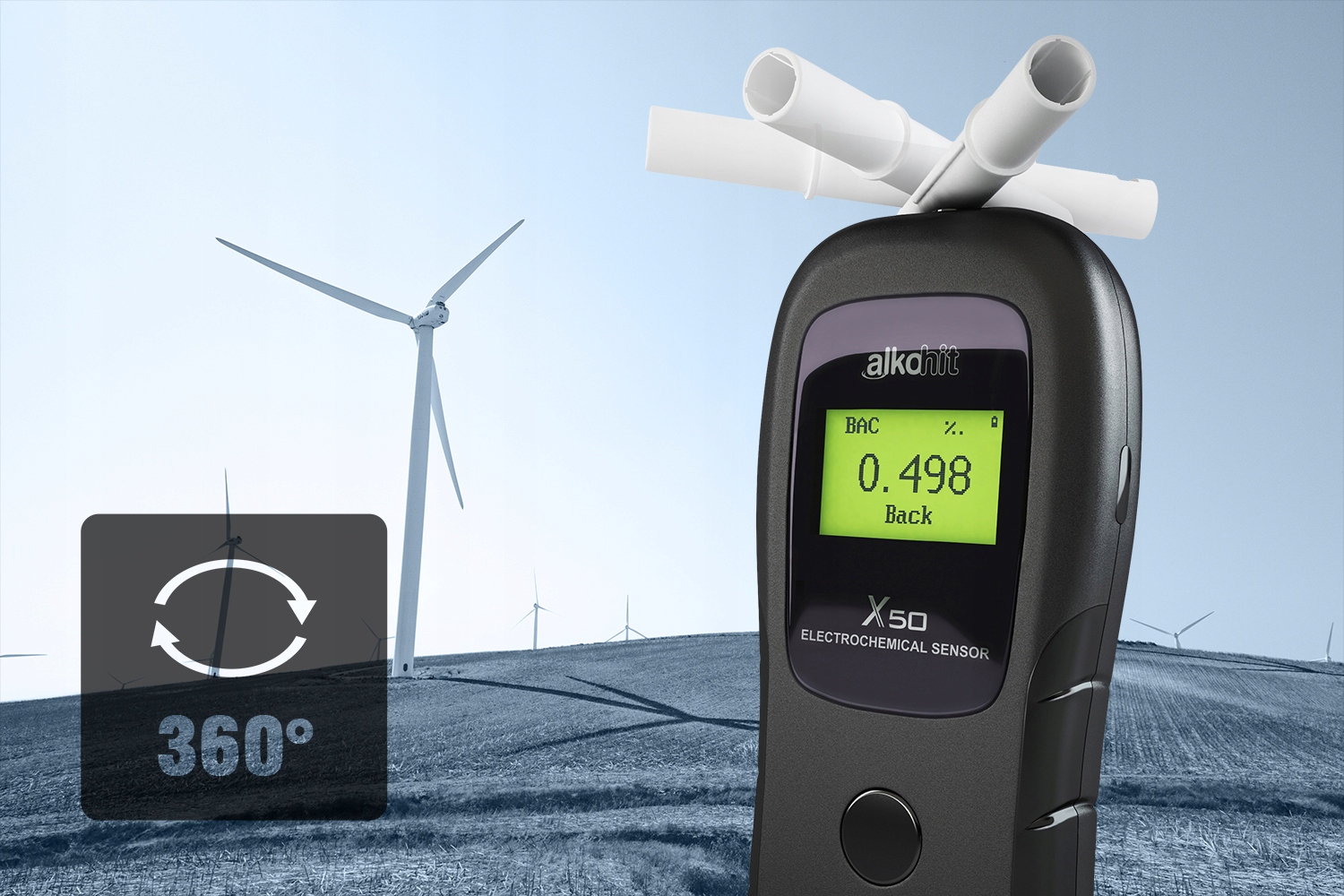 Alkomat Alkohit X50 KALIBRACJA bez limitu 6 LAT Producent code 0151A