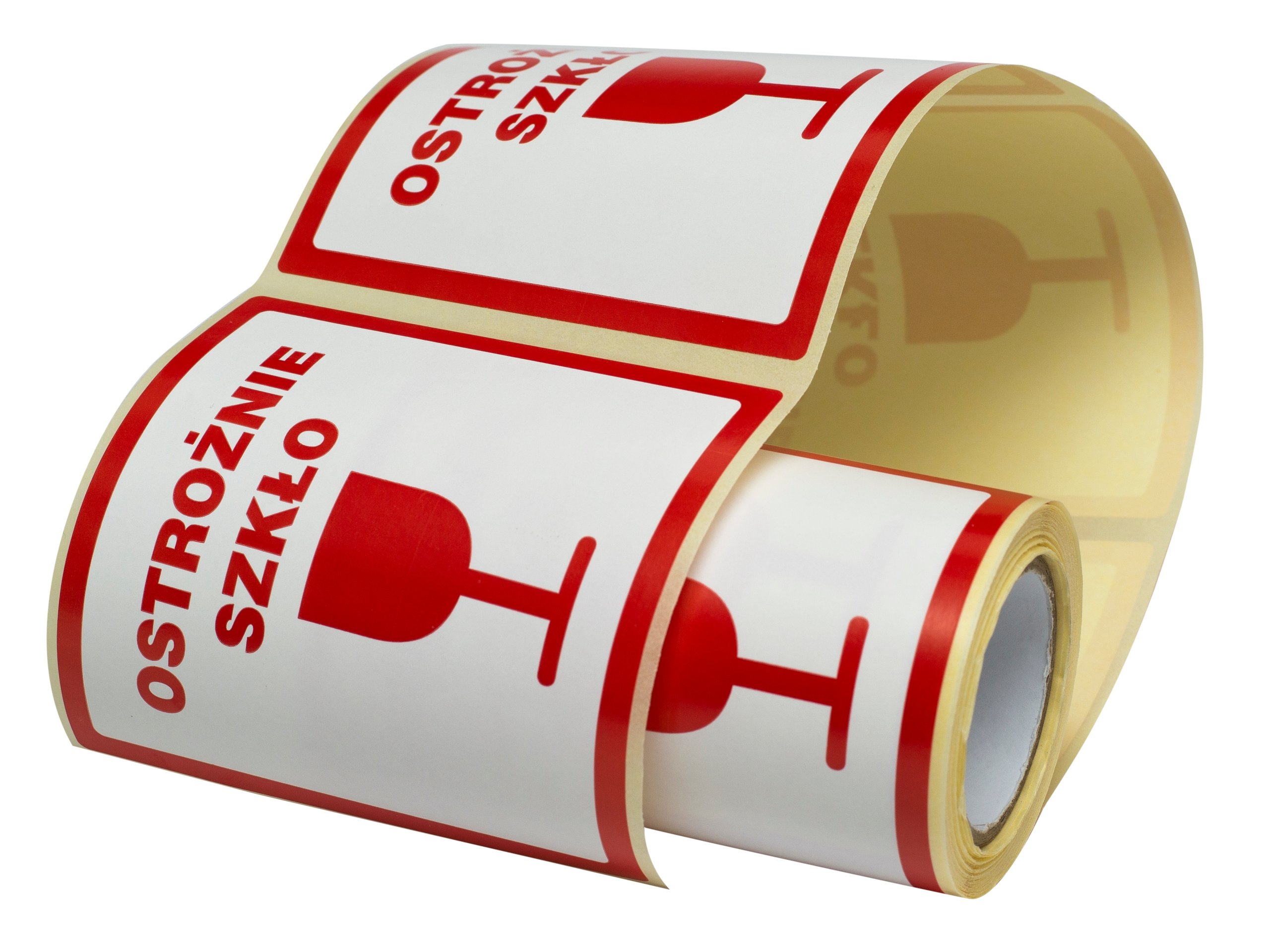 

Etykiety Naklejki Nalepki Ostrożnie Szkło 100szt.