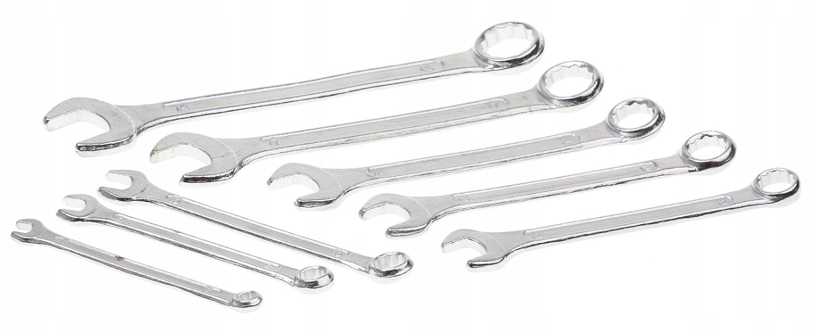 

Klucz Płasko Oczkowy 6-19 mm Zestaw 8 sztuk