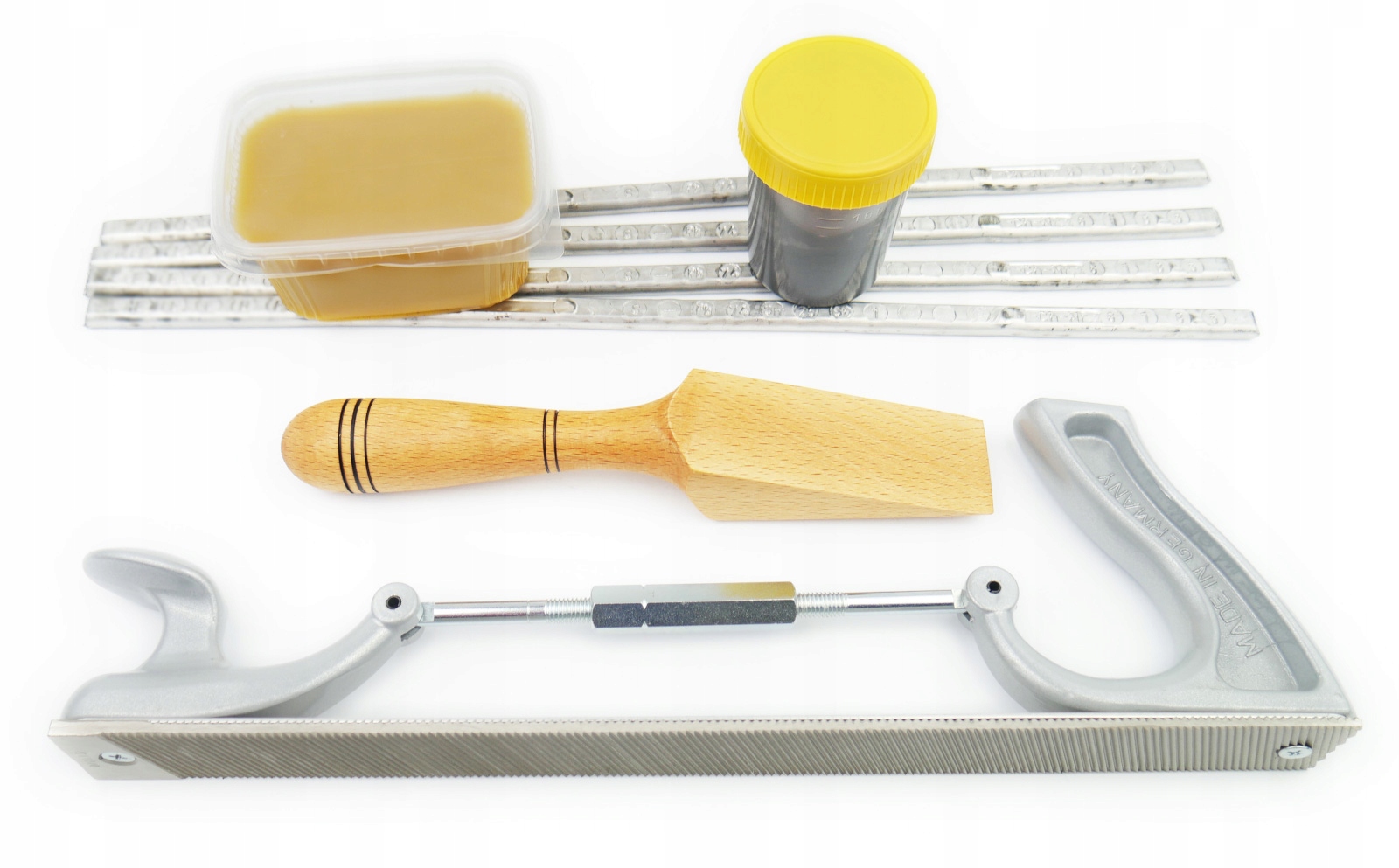 Sada na Cínování karoserie Cín Pasta Špachtle Šikmý Kotouč Hebel