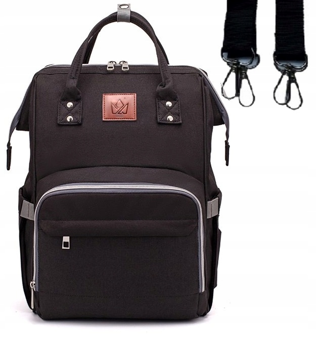 

Plecak/torba Do Wózka Dla Mamy Taty Czarny