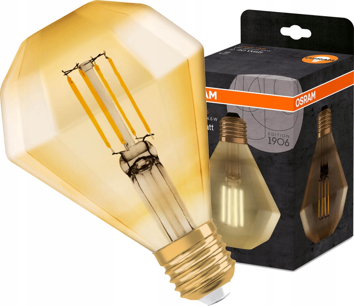 

Żarówka Led 4,5W 40W Ozdobna Osram Vintage Diamond