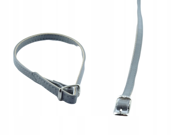 

Paski paseczki do butów z klamerką 7 mm szare