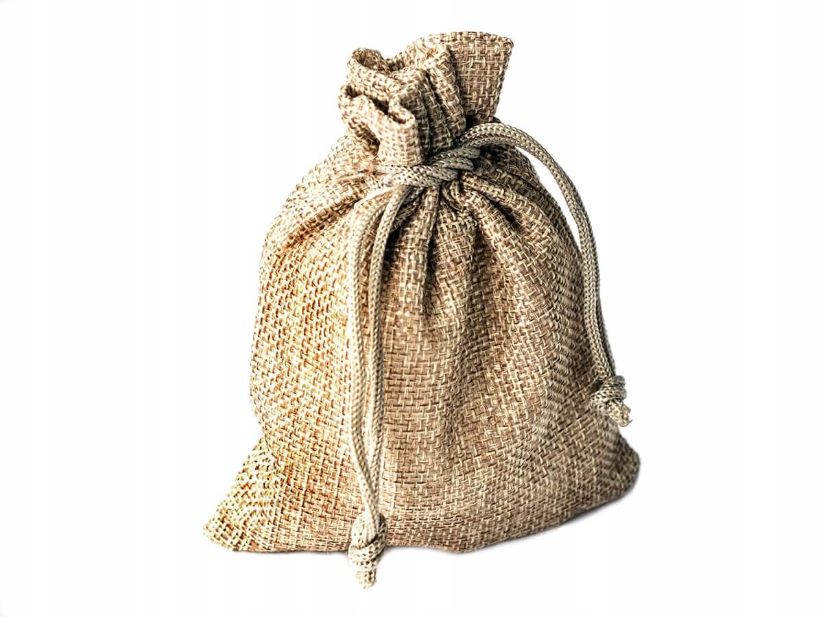 

Woreczek z juty worek jutowy eko naturalny 26x35cm