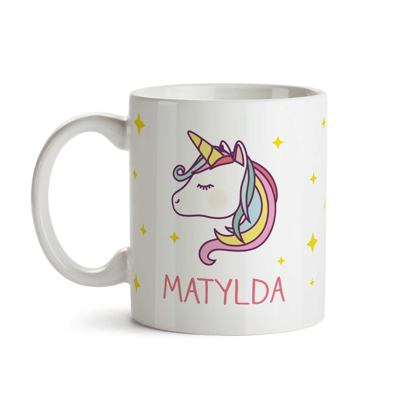 

Kubek dziecka z imieniem, Jednorożec, Unicorn