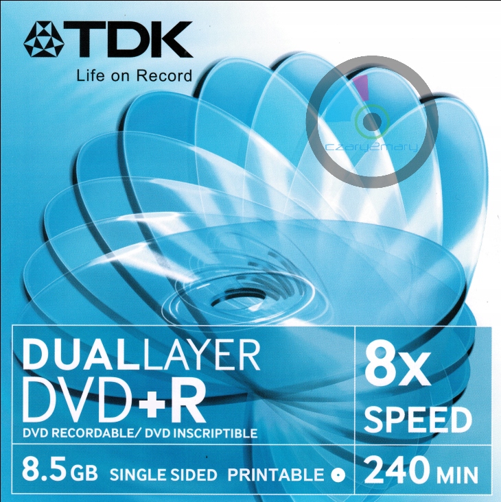 

Tdk Dvd+r DL 8,5GB Printable 1szt.