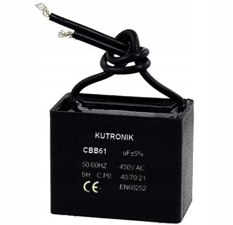 

Kondensator Rozruchowy do silnika 3,5uF 450V CBB61
