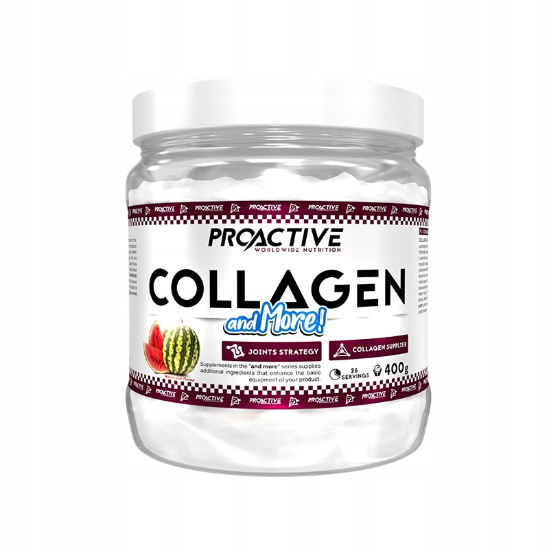 PROACTIVE Kolagen MSM Glukozamina Chondroityna na Stawy Skórę 400g — 3