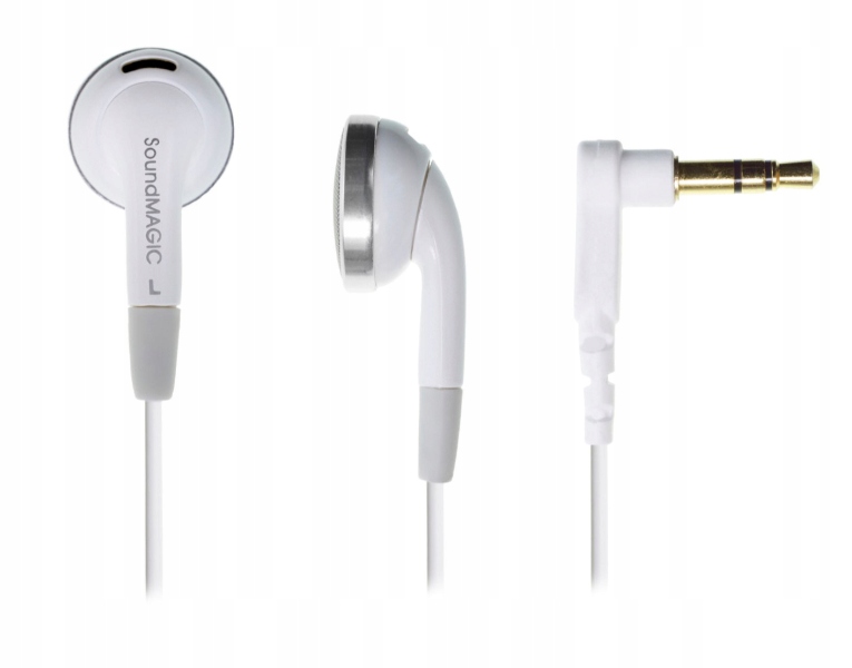 Kultowe Słuchawki douszne SoundMAGIC EP30 Białe
