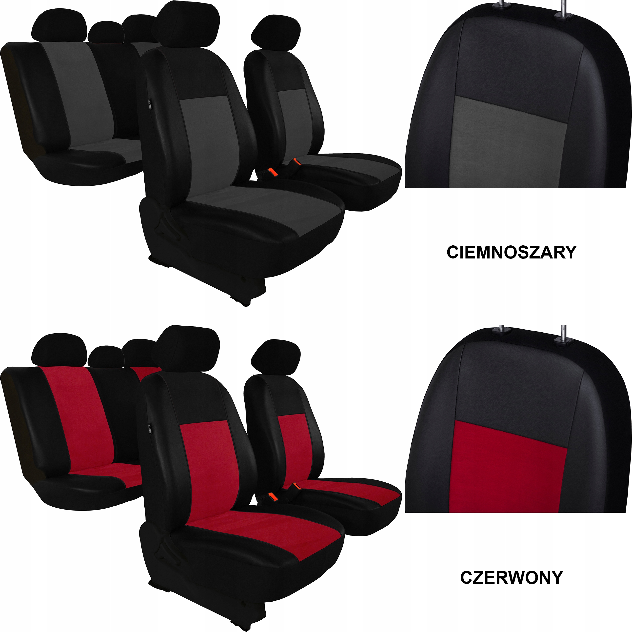 POKROWCE MIAROWE ALICANTE NA FOTELE do Land Rover Range Rover Evoque I Producent Pok-ter