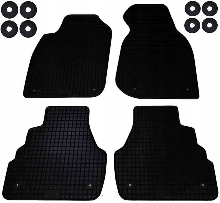 

Dywaniki gumowe Audi A6 C5 97-04 +stopery petex