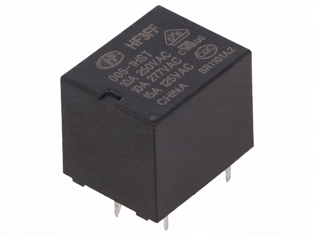 

HF3FF/005-1HST Przekaźnik Spst-no 5VDC 10A 28VDC