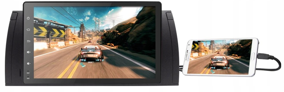 Radio 9' ANDROID 12 4G wifi GPS BMW E39 E53 X5 Marka inna