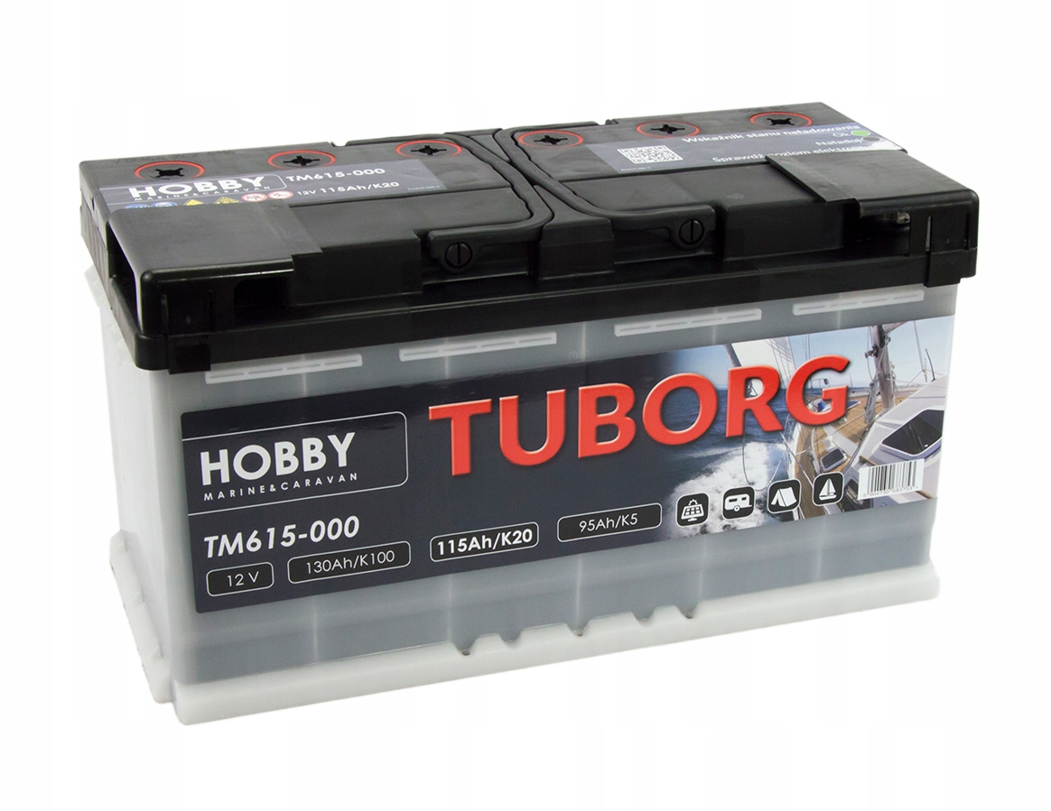 Akumulator Tuborg Hobby TM615 000 115Ah DEEP CYCLE
