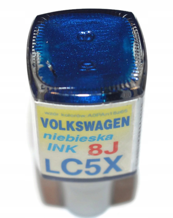 

Vw LC5X Niebieska Ink Lakier Zaprawka Do Rys Ara