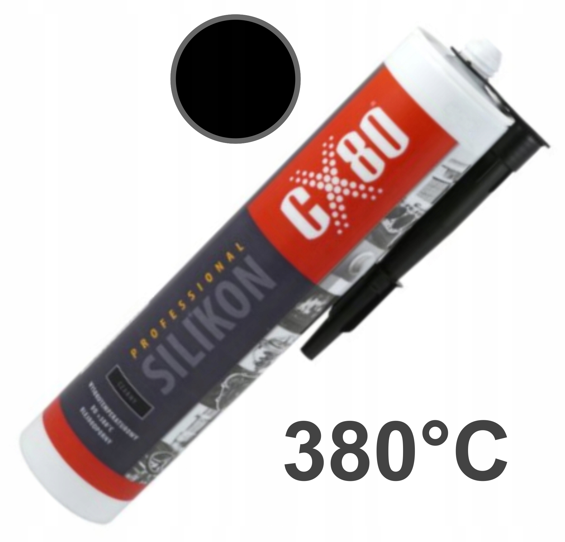 

Silikon Wysokotemperaturowy CX-80 czarny 310ml