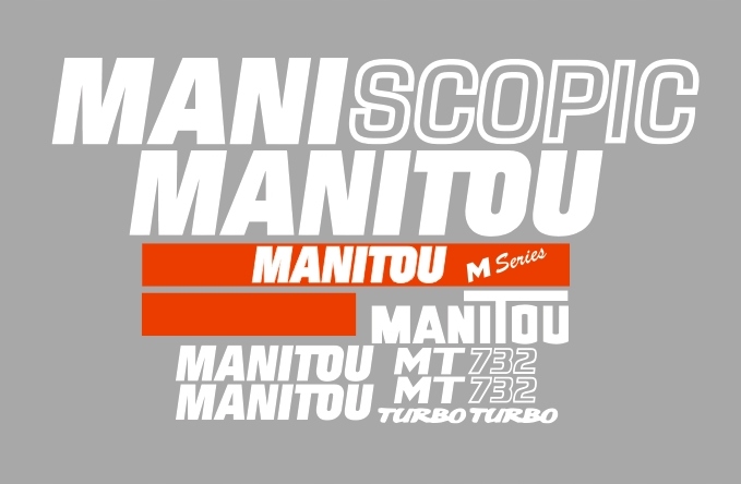 Наклейки обшивка MANITOU MT 732