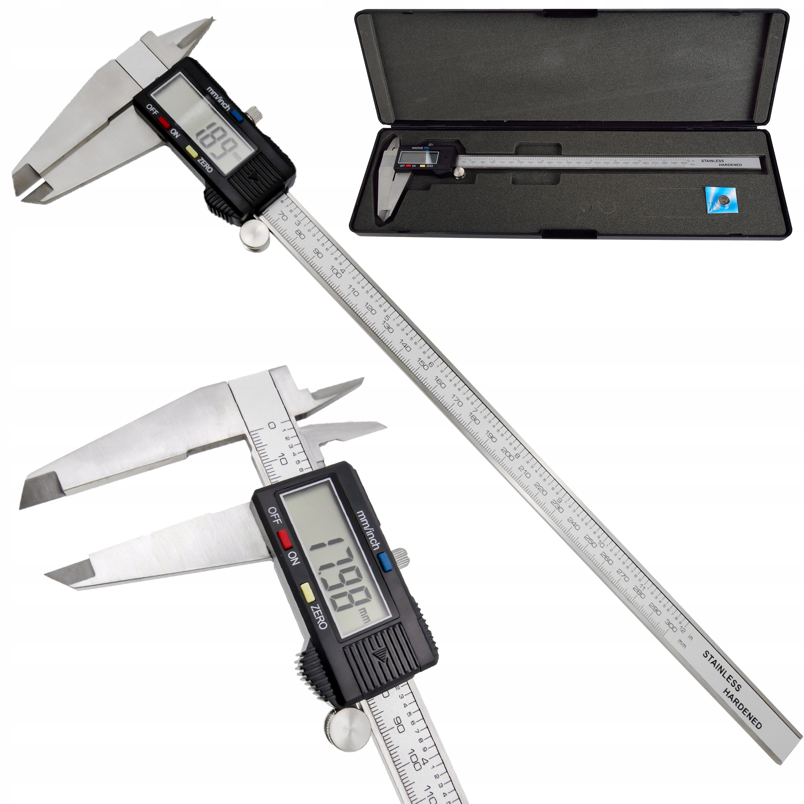 GEKO Suwmiarka elektroniczna 0-300mm 0,01 G01494