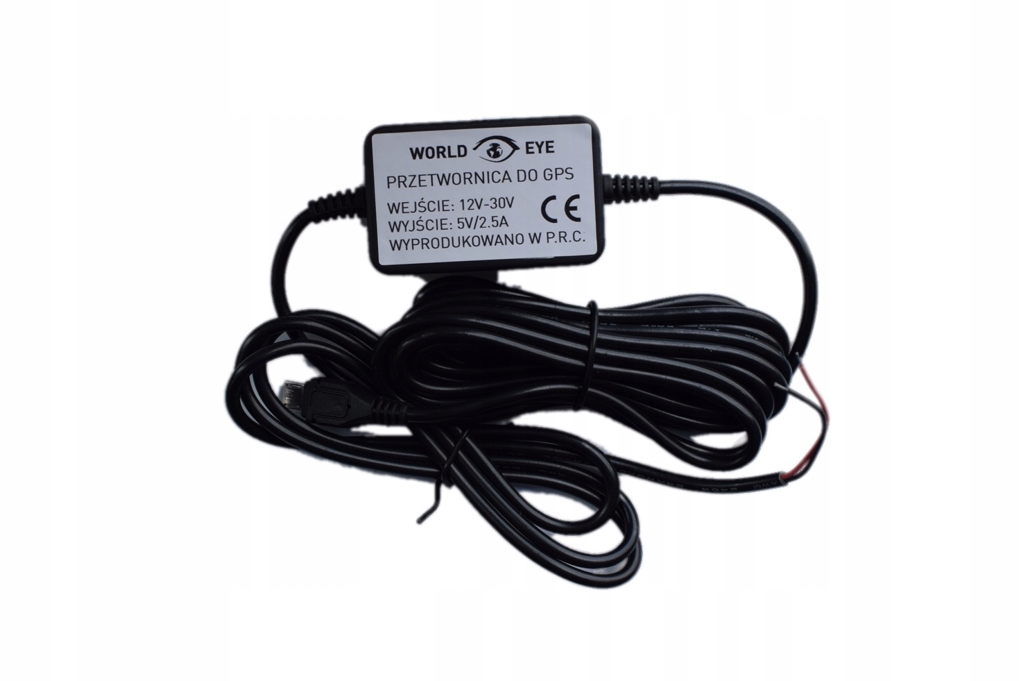 

Przetwornica 12V-30V na 5V 2.5A Micro Usb 3 Metry
