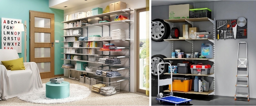 WSK 180 wspornik pojedyńczy do systemu regałowego BIAŁY Kod producenta 5680