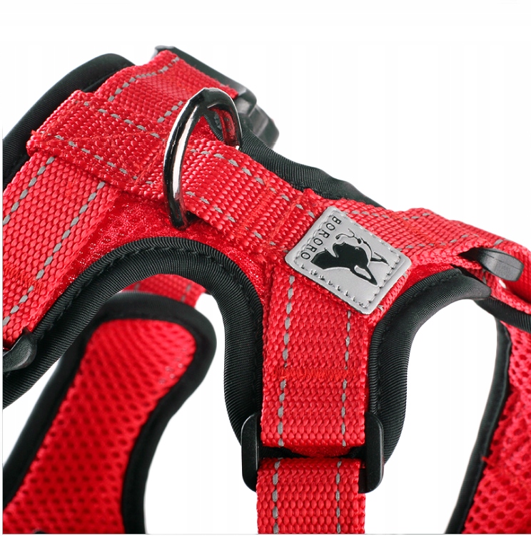 Szelki dla psa mocne bezuciskowe Odblaskowe r. L Rozmiar L