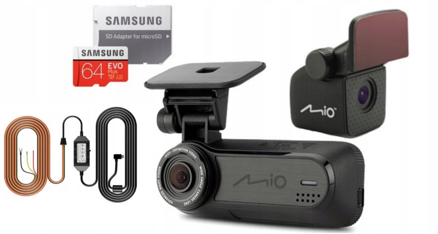 

Rejestrator Mio J85 Sony STARVIS+64GB+A30+SMARTBOX