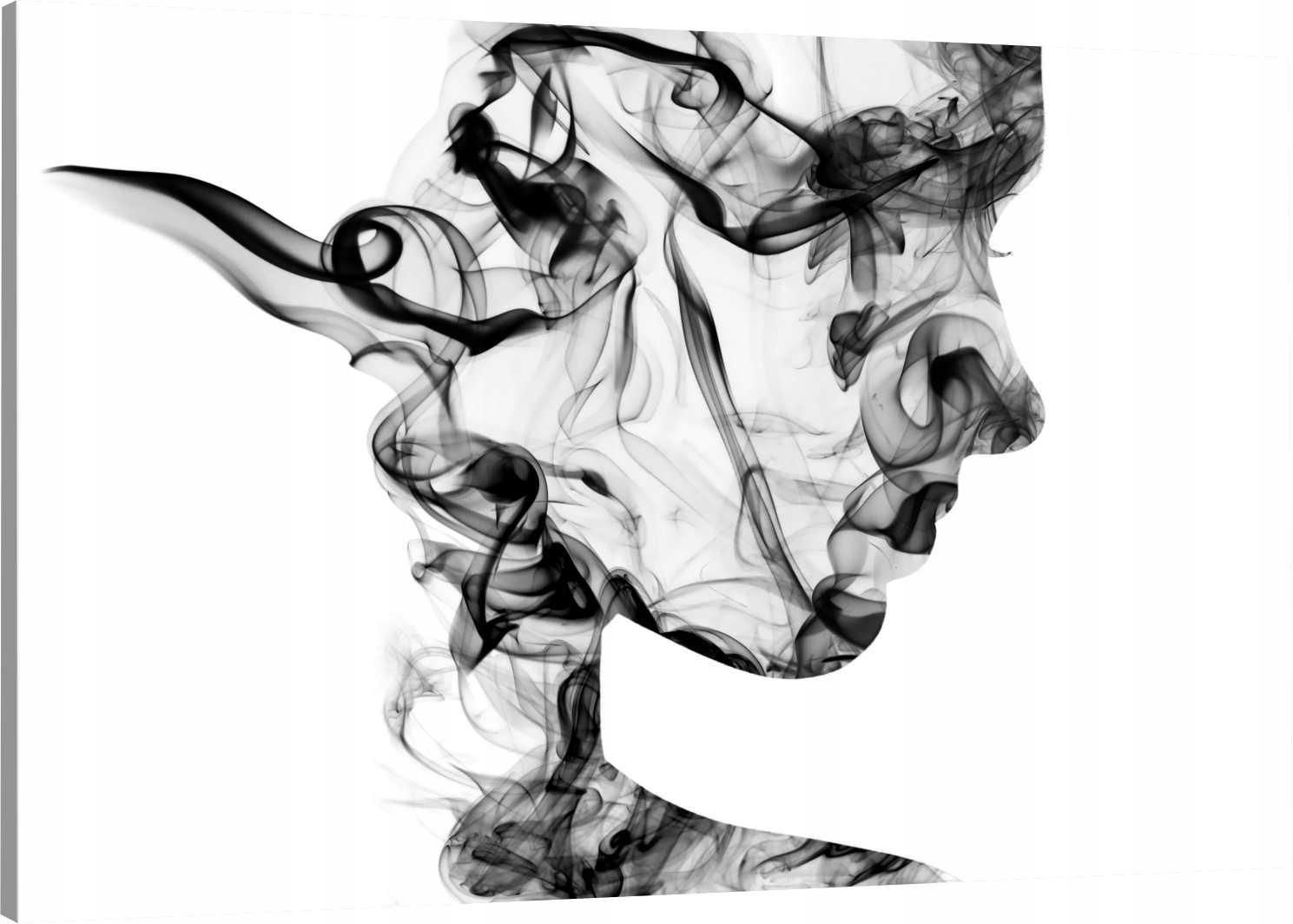 

Nowoczesny Obraz Na Płótnie Kobieta Dym 110x70 Hit