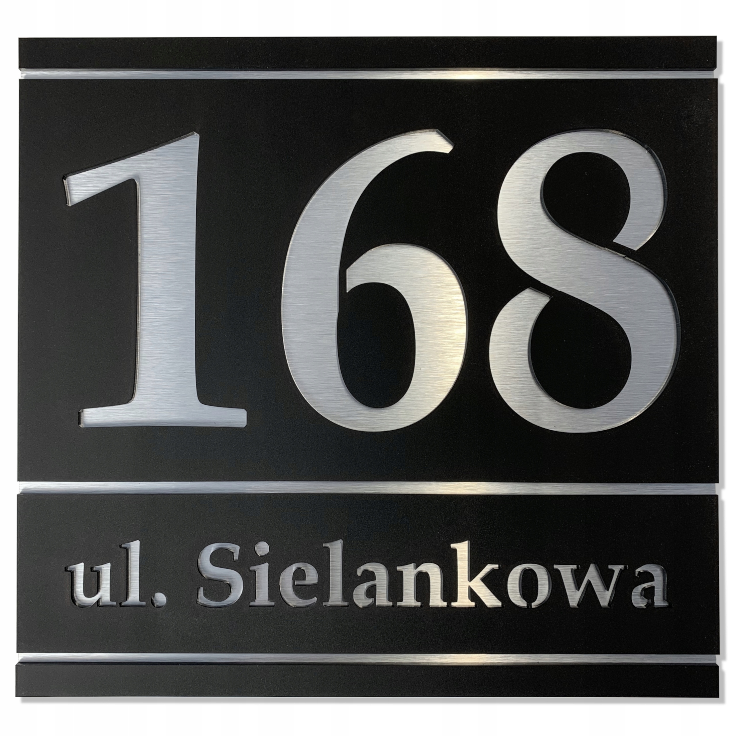 Adresní tabulka s číslem domu na dům