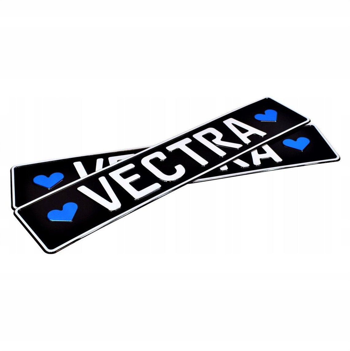 Tablice aluminiowe kolekcjonerskie VECTRA komplet