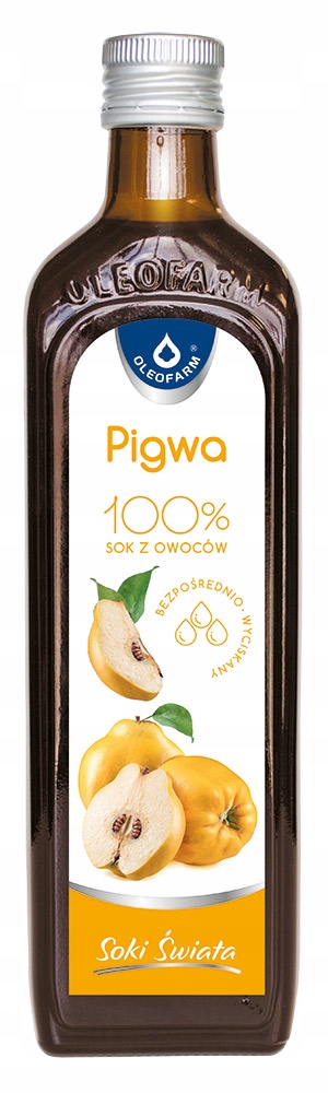 

Pigwa 100% Sok Z Owoców Pigwy 490ml Oleofarm