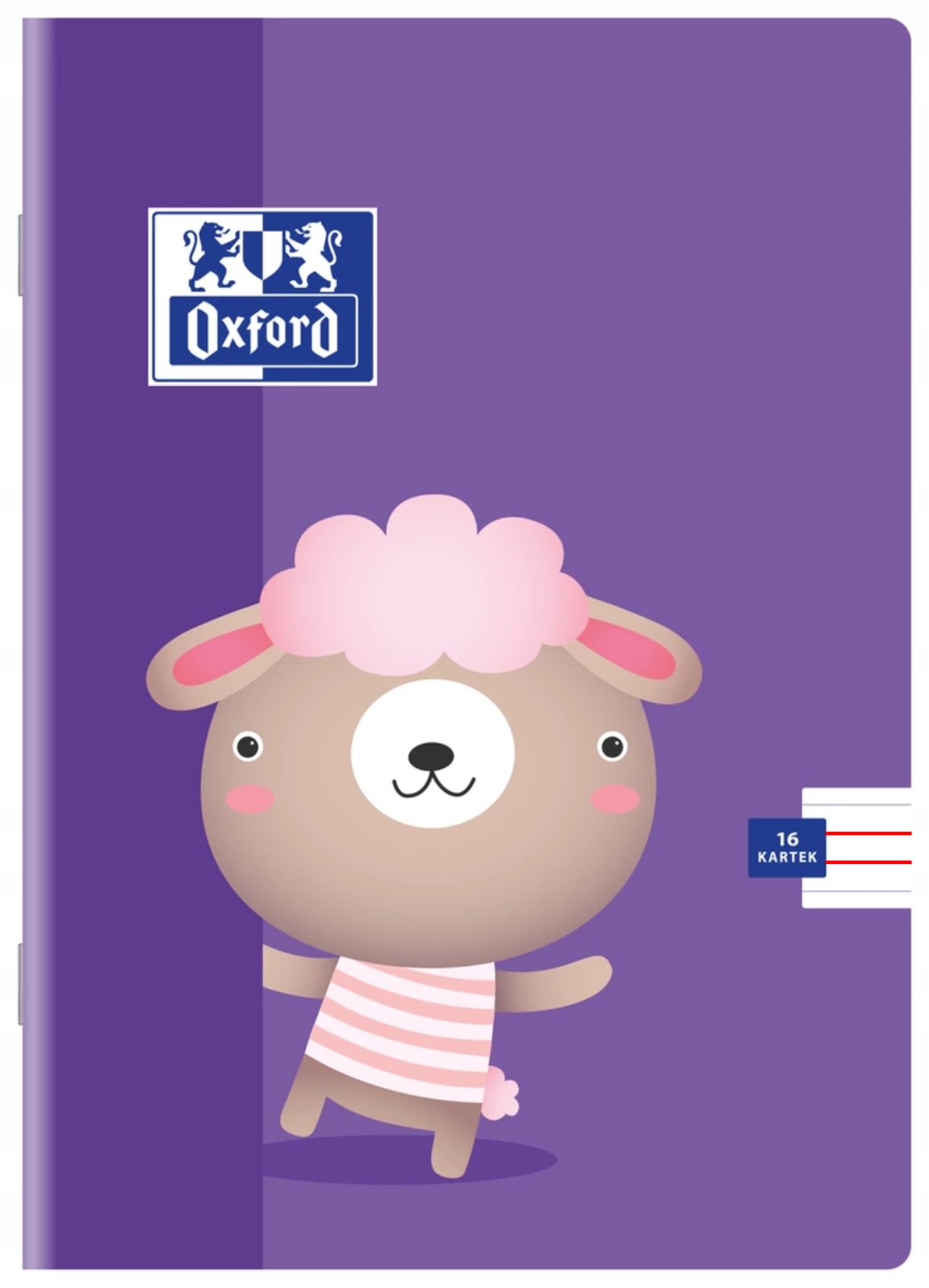 

Zeszyt Oxford Lion A5 16 Linia kolorowa fiolet