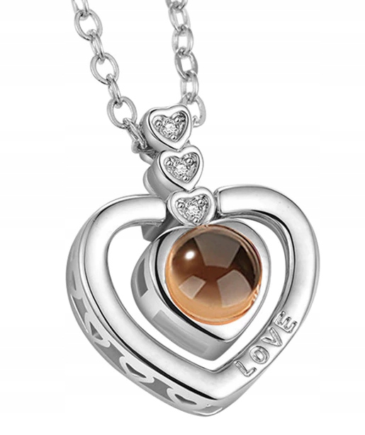 

Naszyjnik z Hologramem Love You w 100 językach 2s